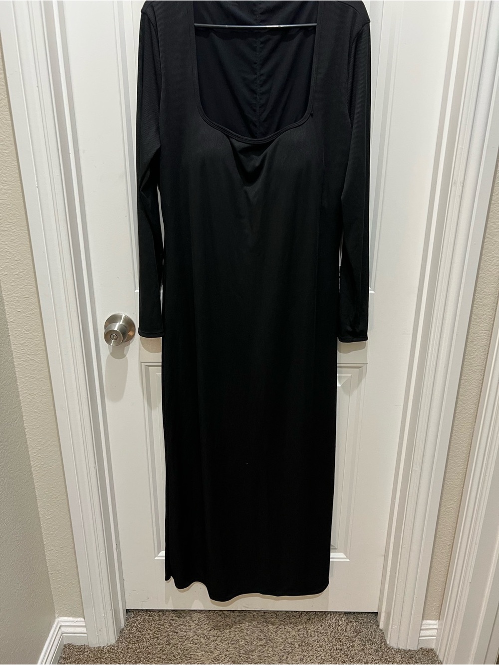 Classic Black Long Sleeve Women’s Dress